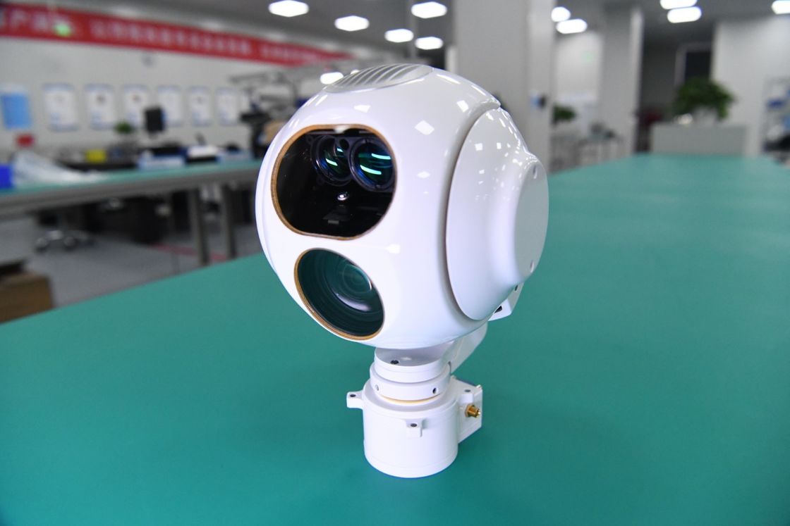 Trójosiowy czujnik EO i dalmierz laserowy Elektrooptyczny gimbal UAV Camera 12V