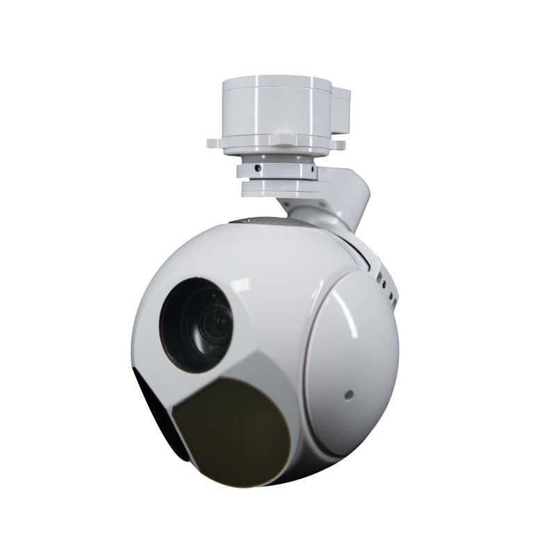 1,1 kg Trójosiowy czujnik IR EO UAV Gimbal Camera z funkcją laserowego pomiaru odległości